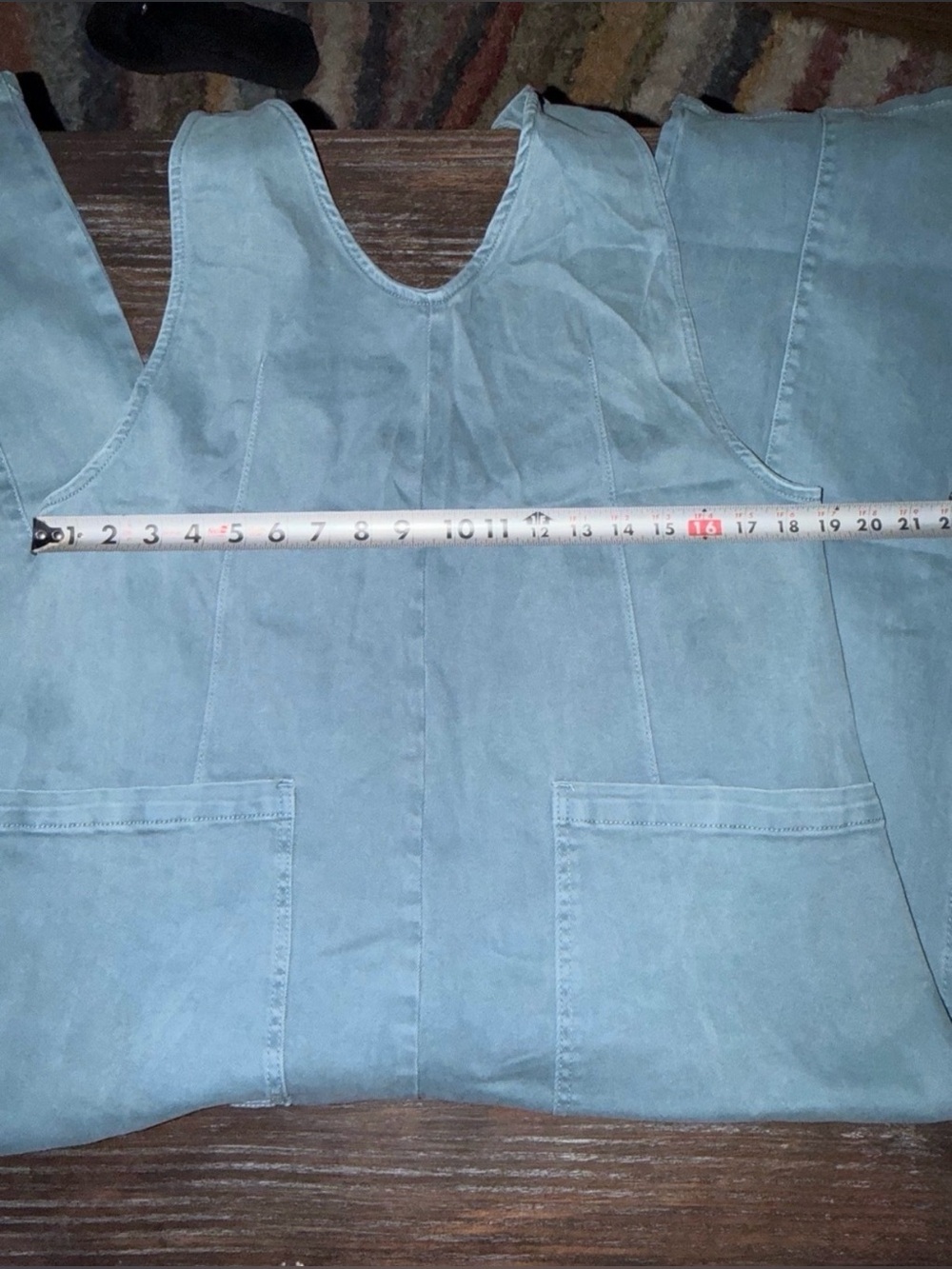 Zenana Denim Jumpsuit Overalls Women Relaxed Baggy NWOT - Picture 9 of 12